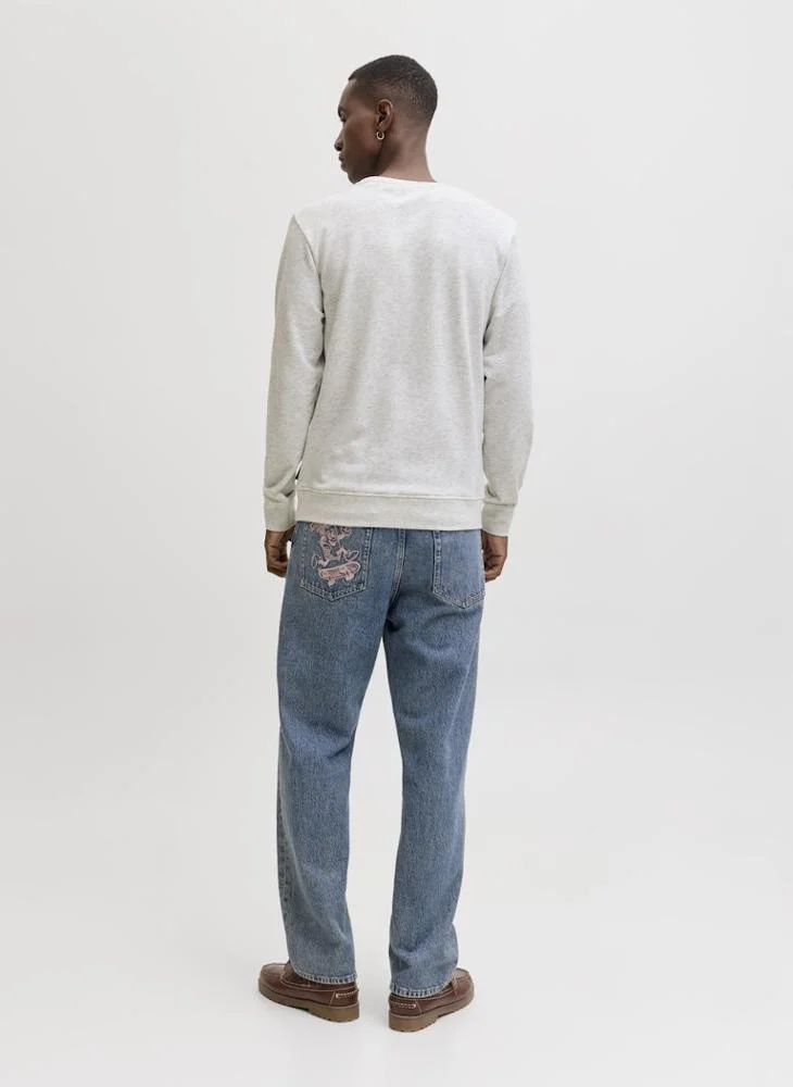 JACK & JONES Graphic Crew Neck Sweatshirt